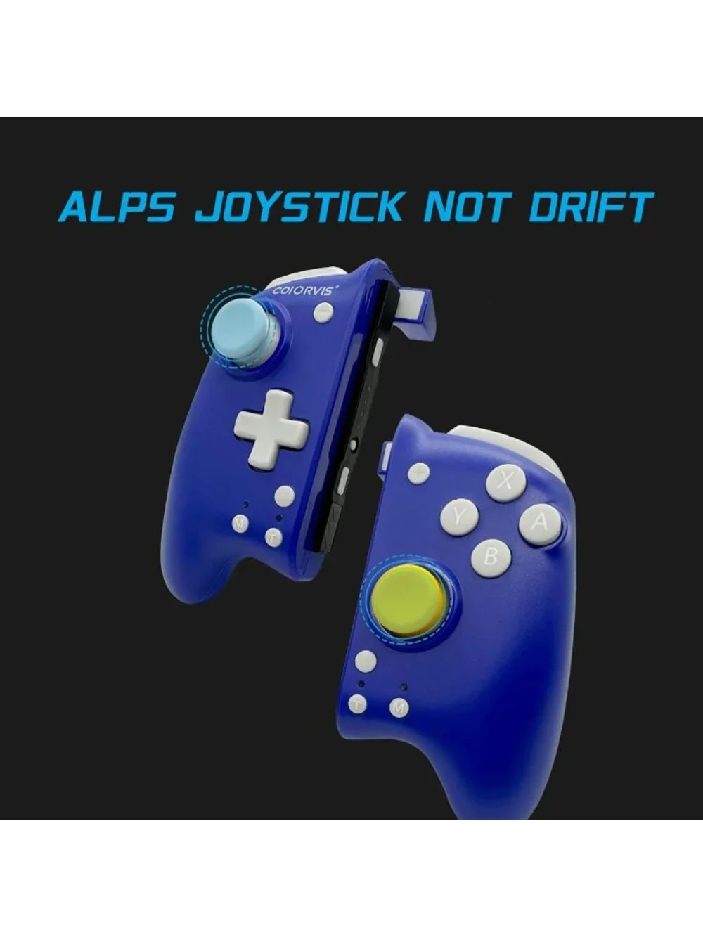 Wireless Joy Pad Controller for Switch OLED - Back Map, Turbo, Motion Control